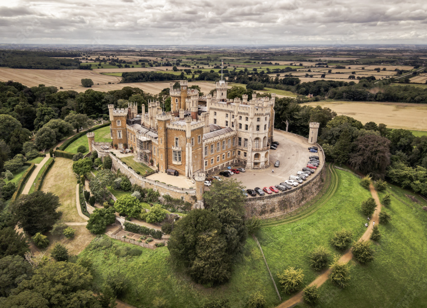 Belvoir Castle is a faux historic castle